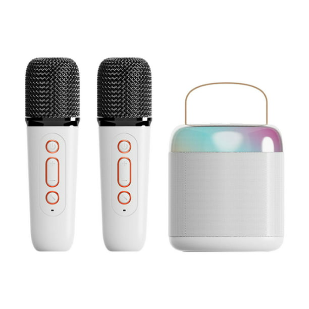 Bocina Portátil Karaoke con 2 micrófonos inalámbricos - MISIK