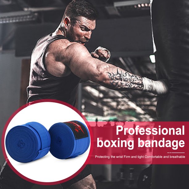 Vendas De Boxeo 2 uds guantes de vendaje transpirables 5M protectores de  manos correas correas de boxeo para hombres y mujeres