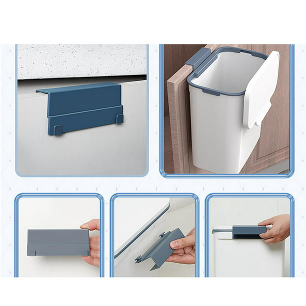 Mini cocina gabinete puerta colgante cubo de basura escritorio contenedor  de almacenamiento de basura macetas – Los mejores productos en la tienda  online Joom Geek
