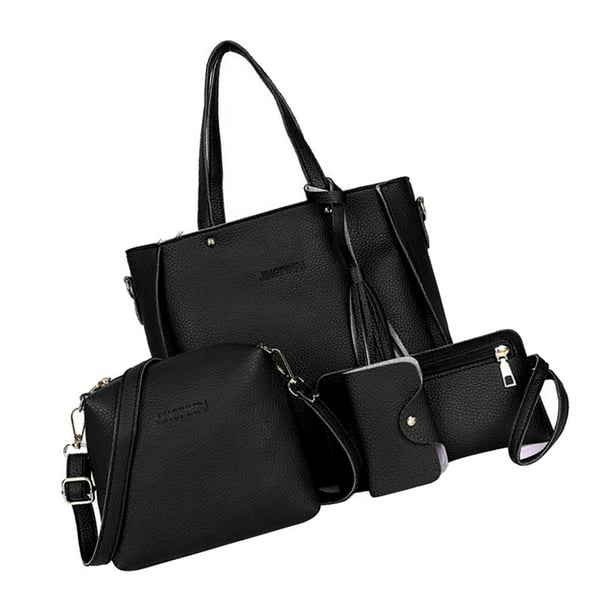  ALARION Bolsos y bolsos de mano para mujer, bolso de hombro  para mujer, bolso de mano de diseñador, 1-negro : Ropa, Zapatos y Joyería