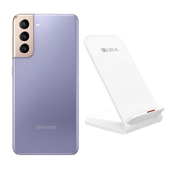 smartphone galaxy s21 plus reacondicionado 128gb violeta  base cargador samsung galaxy smg996u