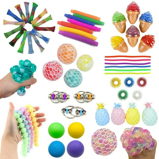 Pack de juguetes antiestrés 17 piezas para niños y adultos