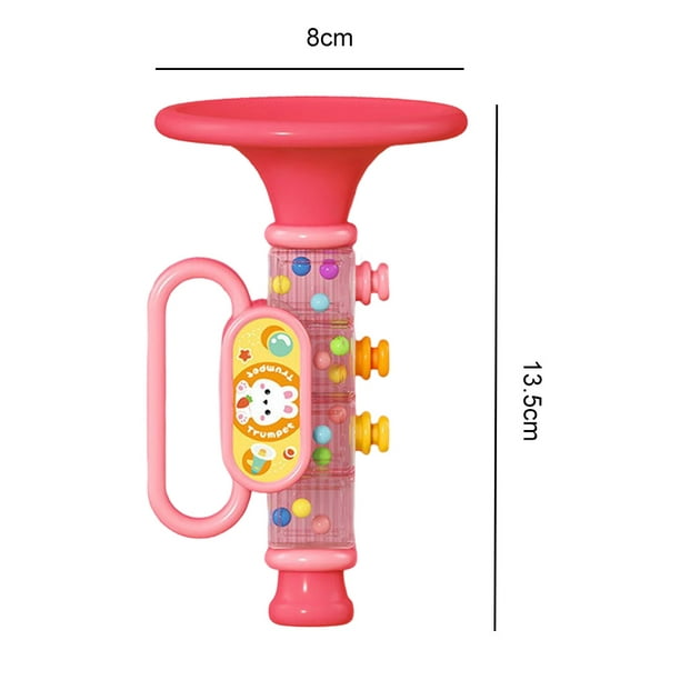 juguete de trompeta para icono de niños, estilo de esquema