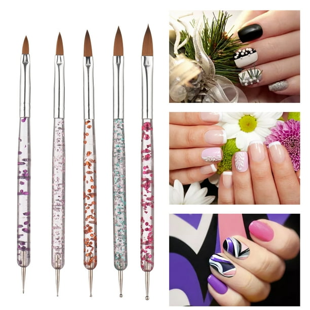 Kit De Pinceles Para Uñas Acrilico Manicura y Decoración 31 Pz