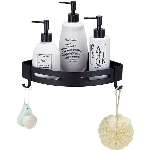 Cesta de ducha y jabonera - Gancho organizador de cocina o baño  autoadhesivo sin taladros para colgar accesorios como maquinillas de  afeitar Adepaton YZY759-1