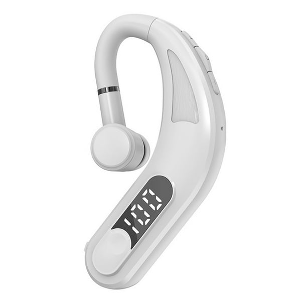 Auricular Bluetooth V5.1 Auricular Bluetooth para teléfonos celulares con  estuche de carga, manos libres, auriculares de una sola oreja con micrófono