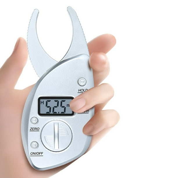 ⭐ Adipómetro medidor de grasa corporal calibrador para mantener figura  Color Crema