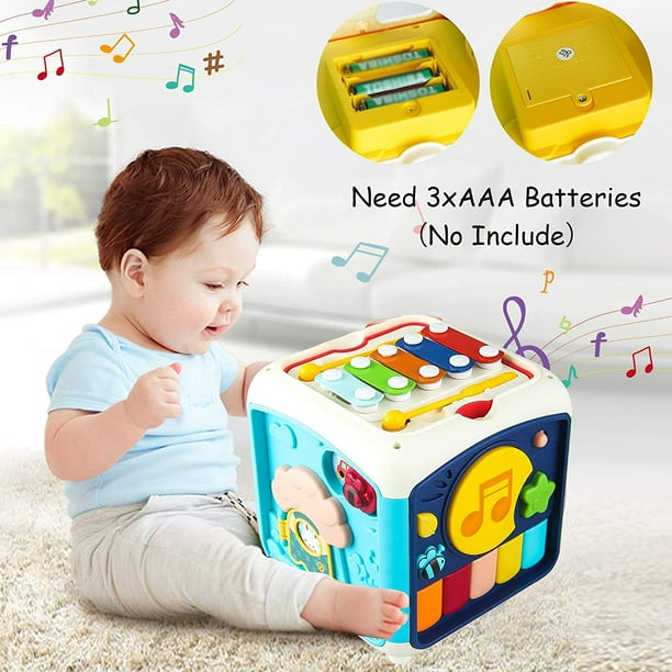 Juguetes de cubo de actividad para niño y niña de 1 año, juguetes para  niños pequeños, regalo de primer cumpleaños de 1 año, juguete para bebé de  12 a 18 meses con