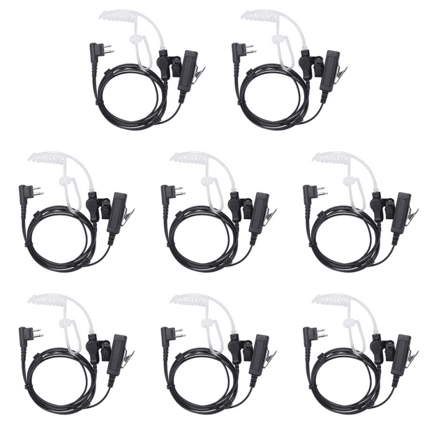 ARSMI 2 Pin. PTT. Tubo Acustico Segreto Mic Cuffie For Microfono Auricolare Cuffia UV-5R BF-888s CB Accessori Radio Fit For Kenwood Fit For Baofeng Auricolare Walkie-Talkie (Color : B - Foto 11