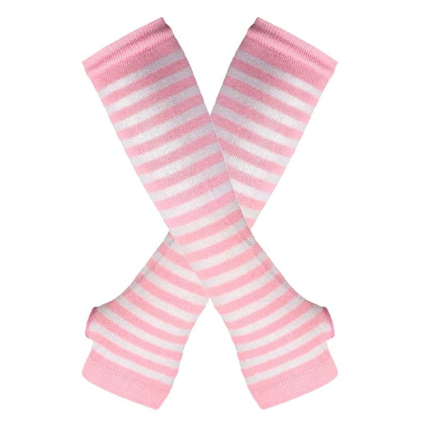Txlixc Traje de guantes de medias para mujeres, calcetines rayados a través de la + guantes Txlixc moda | Walmart en línea