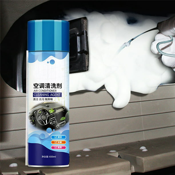  GBYUFG Limpiador de aire acondicionado doméstico de 2.0 fl oz,  limpiador de bobina de espuma de aire acondicionado, spray de espuma  limpiador de aire, evaporador de enjuague y desodorante de limpieza