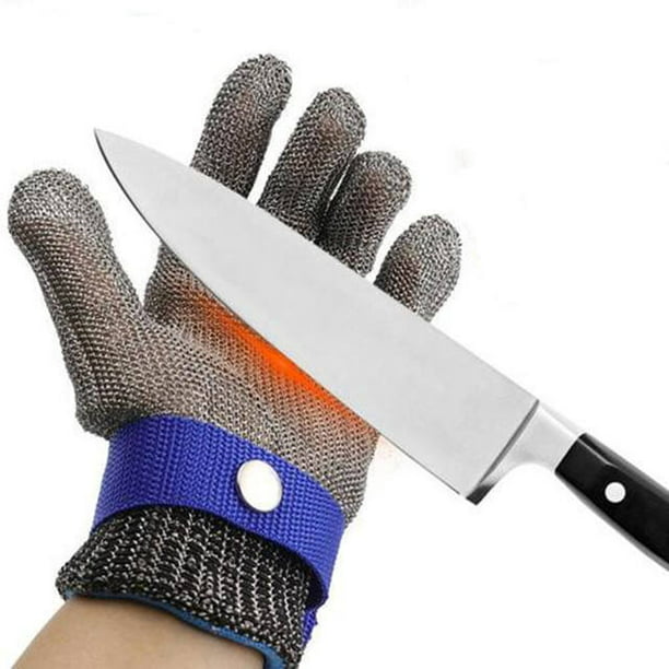 Guantes anticorte guantes de trabajo resistentes a los arañazos fuerte  larga vida útil alambre de acero inoxidable 2 uds para cocina ANGGREK Otros
