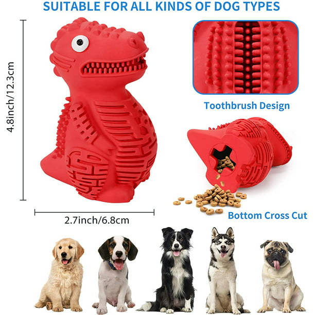 Juguete masticable para perros, juguetes interactivos para perros, juguete  masticable con cepillo de dientes para perros, juguete interactivo  indestructible con cepillo de dientes de cocodrilo