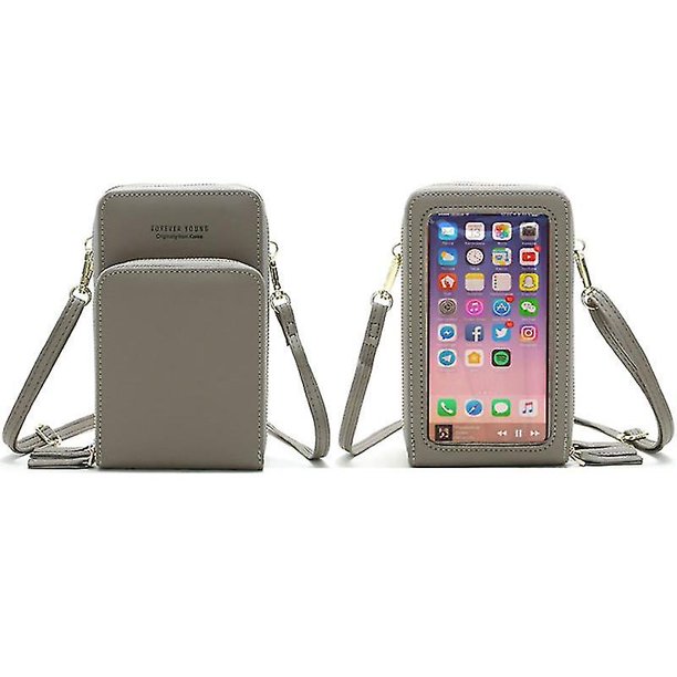 Bolsos de teléfono móvil con pantalla táctil para mujer, carteras