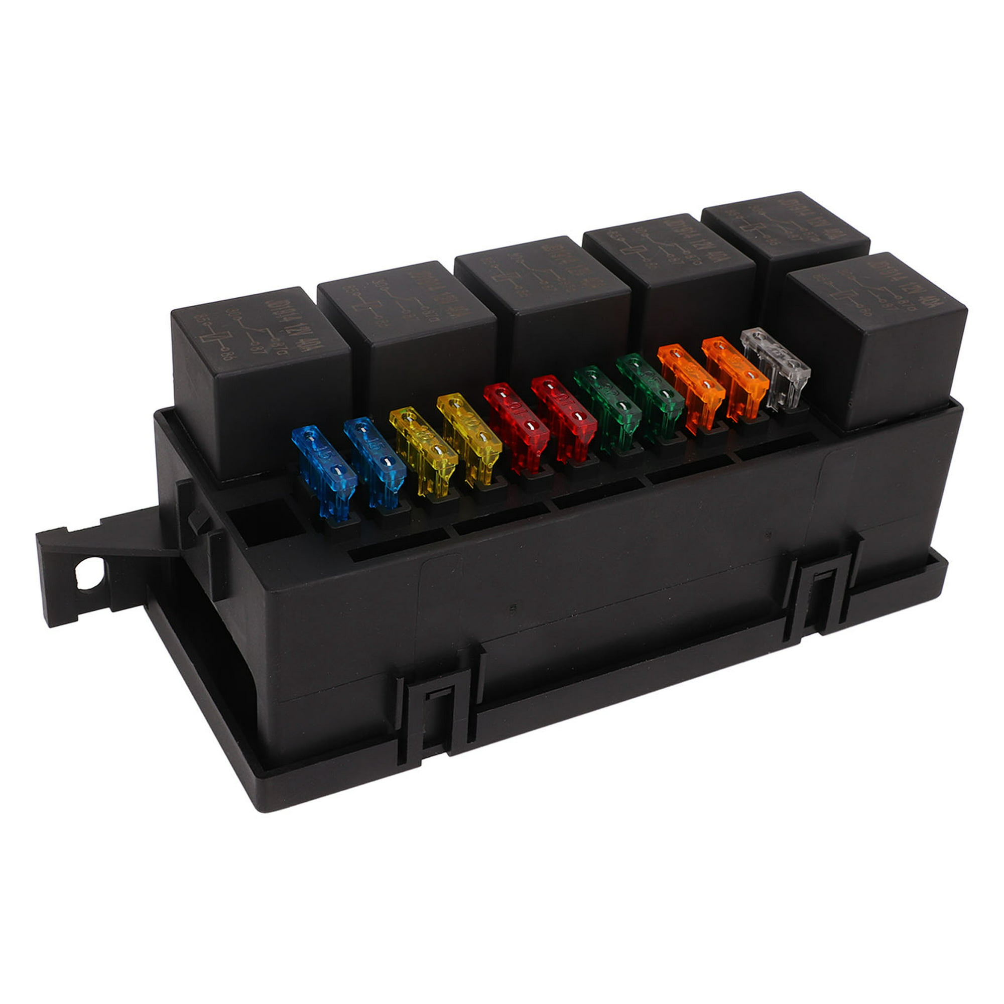 Comprar Caja de fusibles de 4 vías 24V DC 12V Max DC 30V soporte de caja de  fusibles de cuchilla para coche camión nuevo
