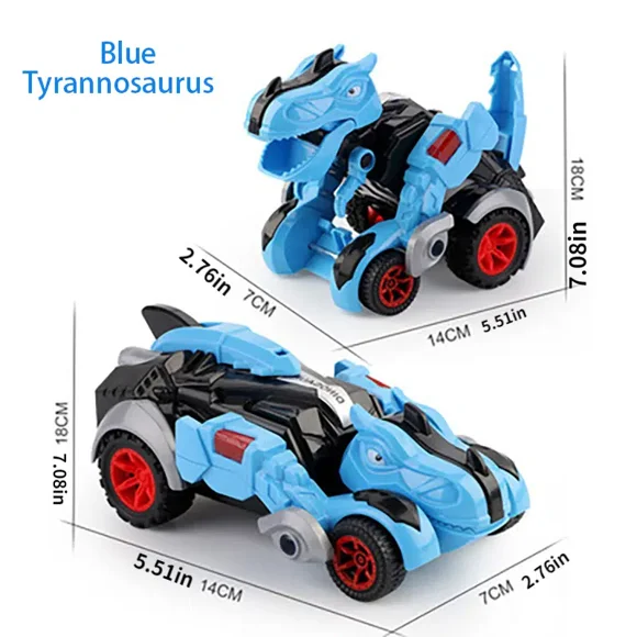 2 in 1 monster truck transformation car toy children dinosaur car toy transformation toys for boy deformation figures robot toys gong bohan unisex