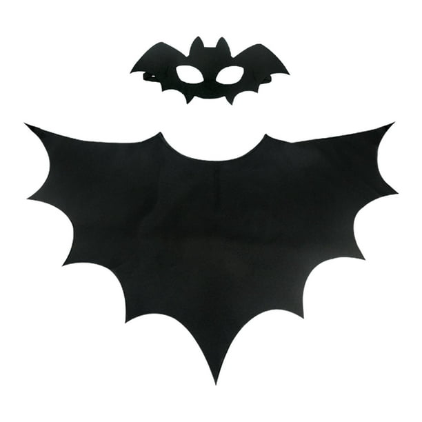 Máscara Batman y Capa Negra para Disfraz de Superheroe Adulto y Niños  (Talla Niños/Capa 90cm) : : Juguetes y juegos
