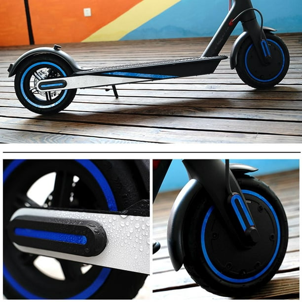 Cubierta protectora de rueda para patinete eléctrico Xiaomi Pro 2/1S/m365  Pro, tubo reflectante de