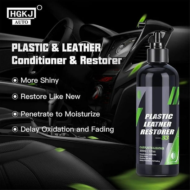 Reparador de plástico para coche, renovador de plasticos para automovil  restaurador de plasticos coche aerosol de