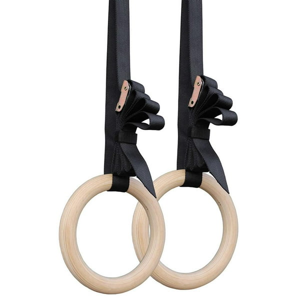 Bestprice4U2 - Anillos de gimnasia con correas ajustables, anillos de  fitness, anillo de calistenia para entrenamiento de cuerpo completo,  incluye