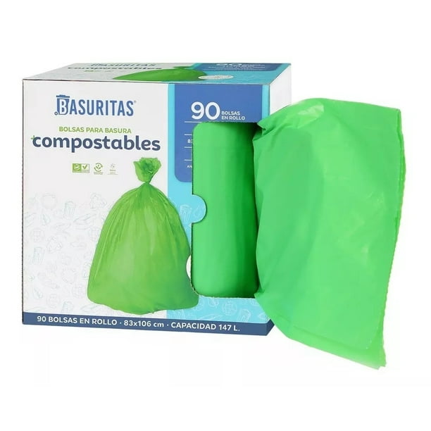 Bolsas de Basura Compostables 10L. (45×47) — Lejias Pons