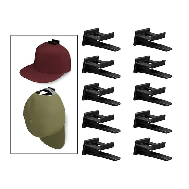 Fkamz Perchero para organizador de gorras de béisbol de pared, con  capacidad para 36 gorras, soporte para sombreros con gancho para montaje en  pared