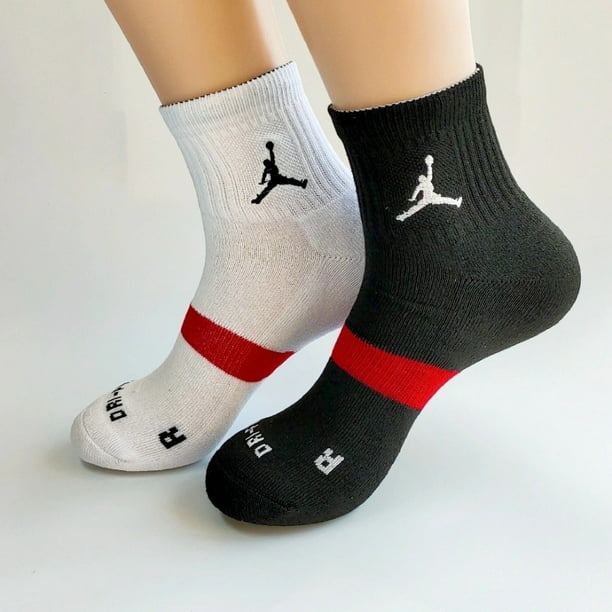 calcetines jordan, calcetines deportivos de suela gruesa, calcetines de  moda de tubo medio para hombre y mujer, transpirables y cómodos, calcetines  casuales gruesos de algodón puro,pangjing