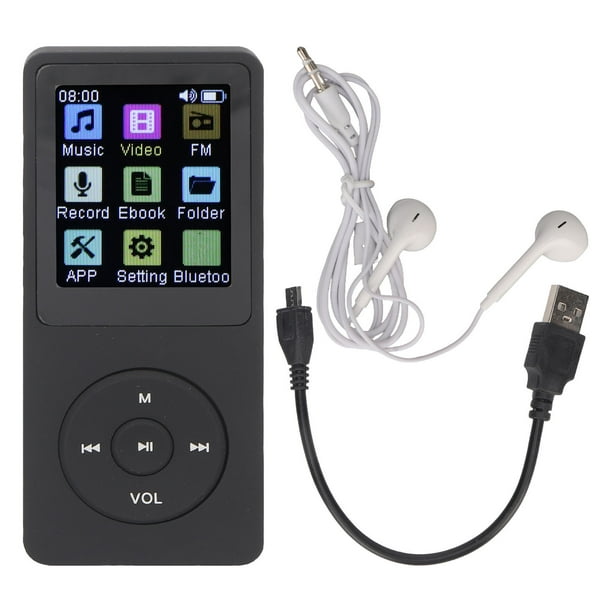 Reproductor MP3 Bluetooth Pantalla a color de 1,8 pulgadas Altavoz