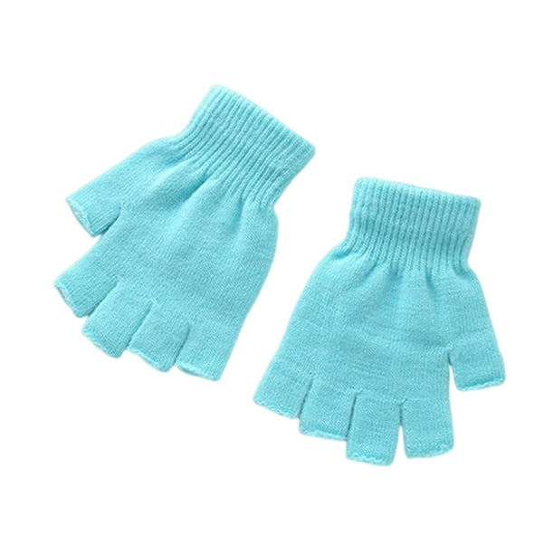 1 Par Guantes Sin Dedos Invierno Unisex Mujeres Hombres, Guantes