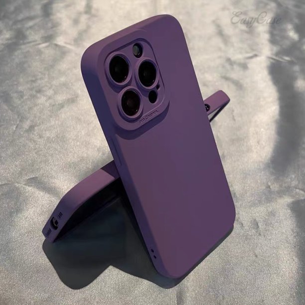 Funda de silicona iPhone X / Xs (morado oscuro) 