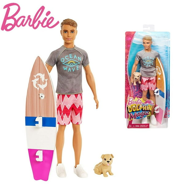 Barbie Dreamhouse Adventures - Camiseta Barbie y cachorro, Blanco, S