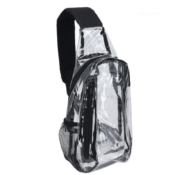 Bolso transparente de moda con asa superior, bolso de hombro aprobado para  estadios, bolsa transparente de plástico de PVC, bolsa de trabajo