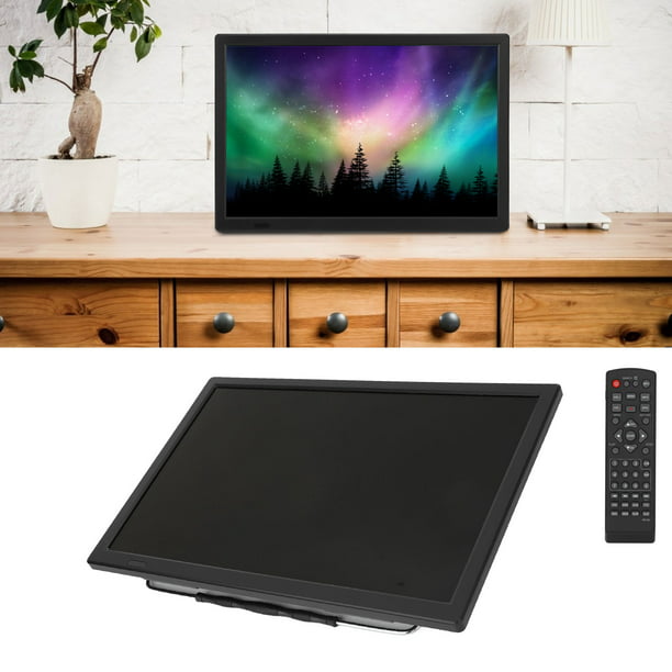 Televizyon-televisor Digital inteligente de 16 pulgadas, Pantalla LCD  portátil de pantalla ancha para exteriores, enchufe europeo de 110-220V,  mini tv