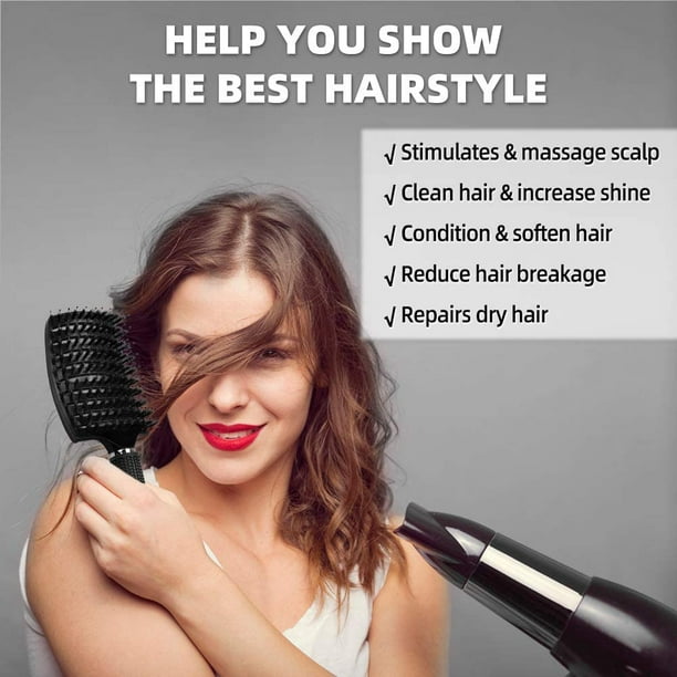 El cepillo con cerdas de jabalí es la herramienta ideal para cuidar del  cabello