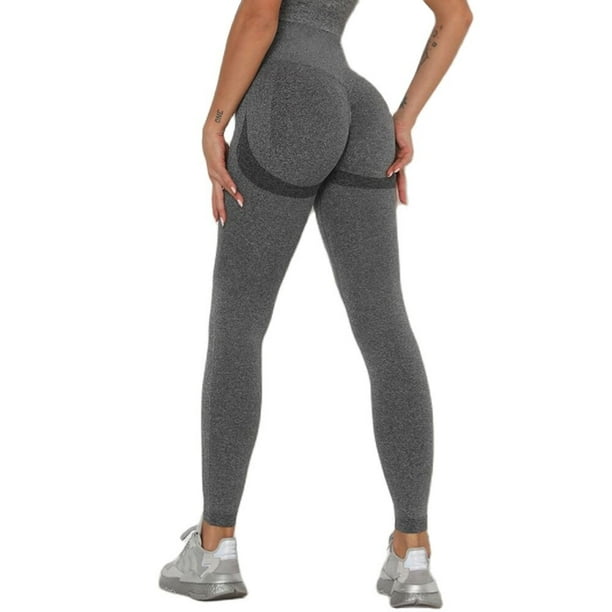 Mallas sin costuras de cintura alta Push Up Leggins deporte mujer Fitness  correr Yoga pantalones energía pantalones elásticos gimnasio chica medias