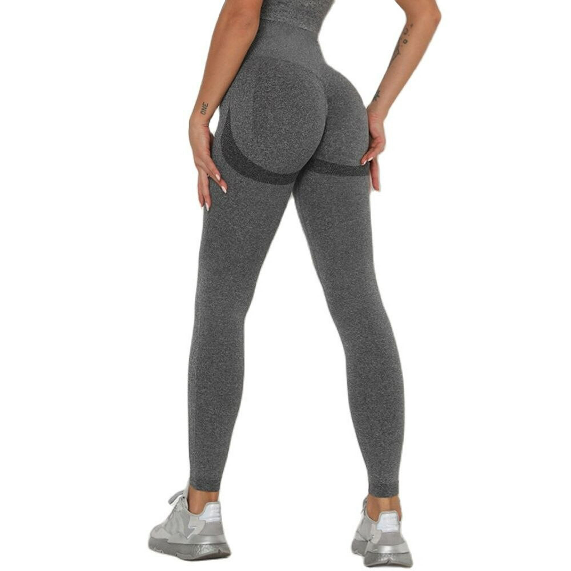 Mallas sin costuras de cintura alta Push Up Leggins deporte mujer Fitness  correr Yoga pantalones ene Tan Jianjun unisex