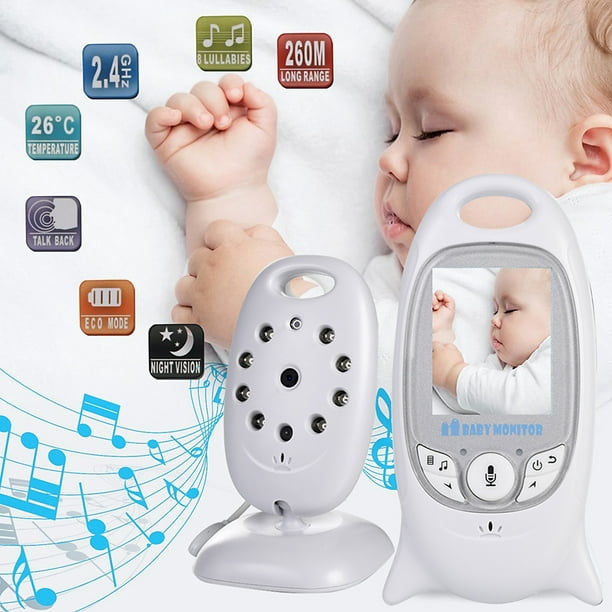 Vigilabebés, Vigilabebés de Audio Inalámbrico 2.4GHz 100 a 240V Audio  Bidireccional para el Hogar (Enchufe de EE. UU.) : : Bebé