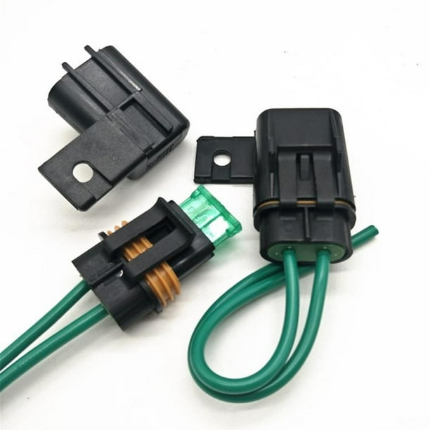  Portafusibles en línea de 12 AWG APM/ATM Mini Blade (10  unidades, calibre 12) : Automotriz