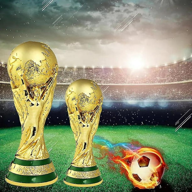  Réplica del trofeo de la Copa del Mundo, réplica de la Copa  Mundial 2022, coleccionables de fútbol de resina, trofeo para fanáticos de  los deportes, trofeo de la Copa Mundial de
