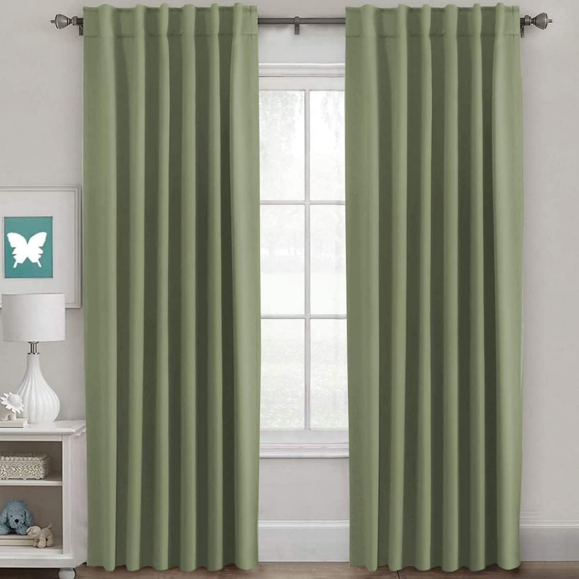 Tres capas de cortina lateral color crema, cortinas opacas de
