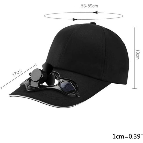 RV Sombrero de la sombrilla de la gorra de béisbol del ventilador