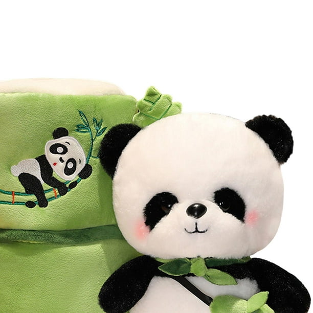Muñeco de peluche de Panda lindo, juguete para dormir acompañado, cojín  suave para decoración de dormitorio, almohada para , , adultos, , Los 25CM  Hugo Peluche de dinosaurio