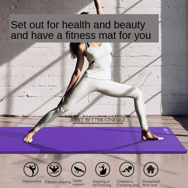 2 Esterillas Yoga Plegables y Acolchadas, Colchoneta Fitness, Mat