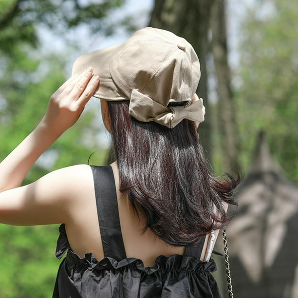 Sombrero con visera para mujer Gorras con , elegante sombrero para de ,  sombrero con , gorras de , BLESIY Sombrero de sol para mujer