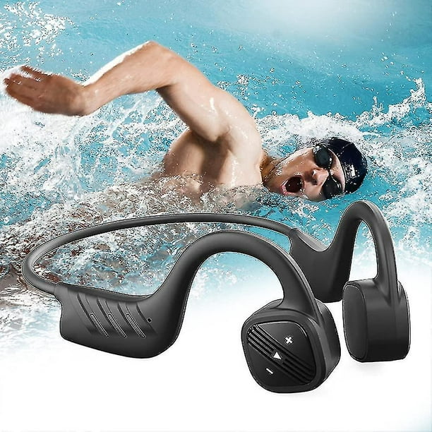 Auriculares de conducción ósea para natación, cascos deportivos  inalámbricos con Bluetooth y oreja a Ormromra
