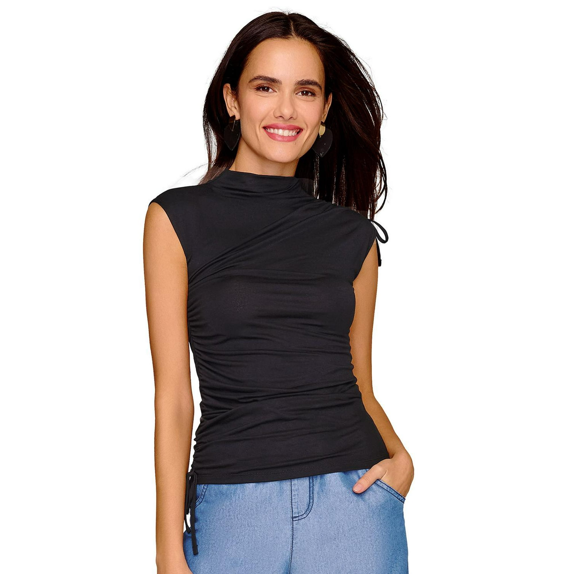 Blusa ilusión 81192 negro xg