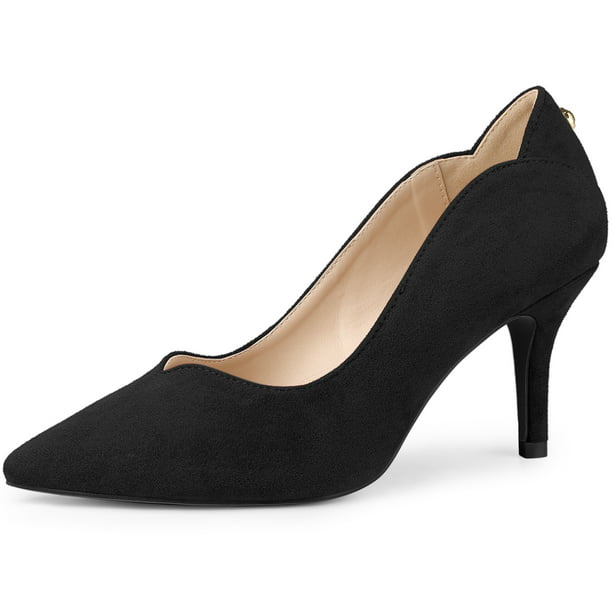 Zapatos de tacón de aguja con punta punta para mujer 39 Unique Bargains Zapatos | Walmart en línea