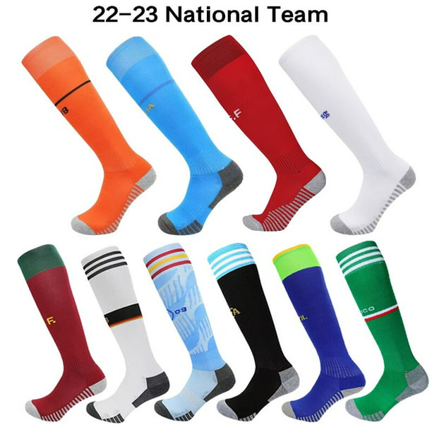Calcetines de fútbol del equipo nacional para adultos y niños, medias  deportivas antideslizantes con fondo de toalla gruesa para entrenamiento de
