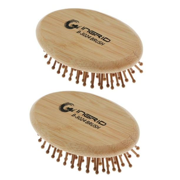 3 piezas de peine ovalado de masaje antiestático, cepillo redondo para el  cabello, cepillo de ventilación para el cabello, cepillo desenredante para