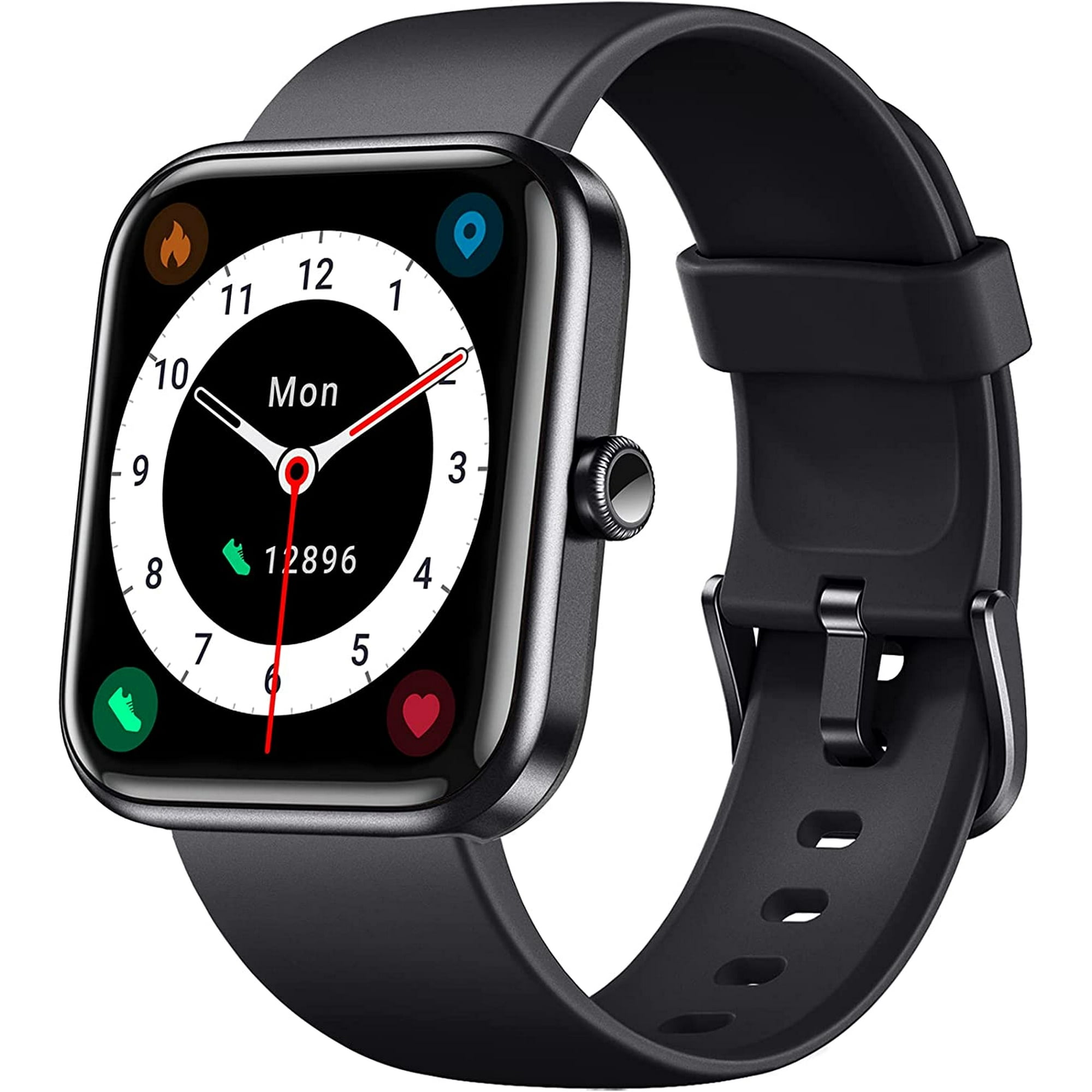 Reloj inteligente, reloj inteligente para teléfonos Android, compatible con  iPhone, mujeres, hombres, más de 300 diales, pantalla táctil completa de  1,69 pulgadas, 5 ATM, resistente al agua, monitor de actividad física,  frecuencia